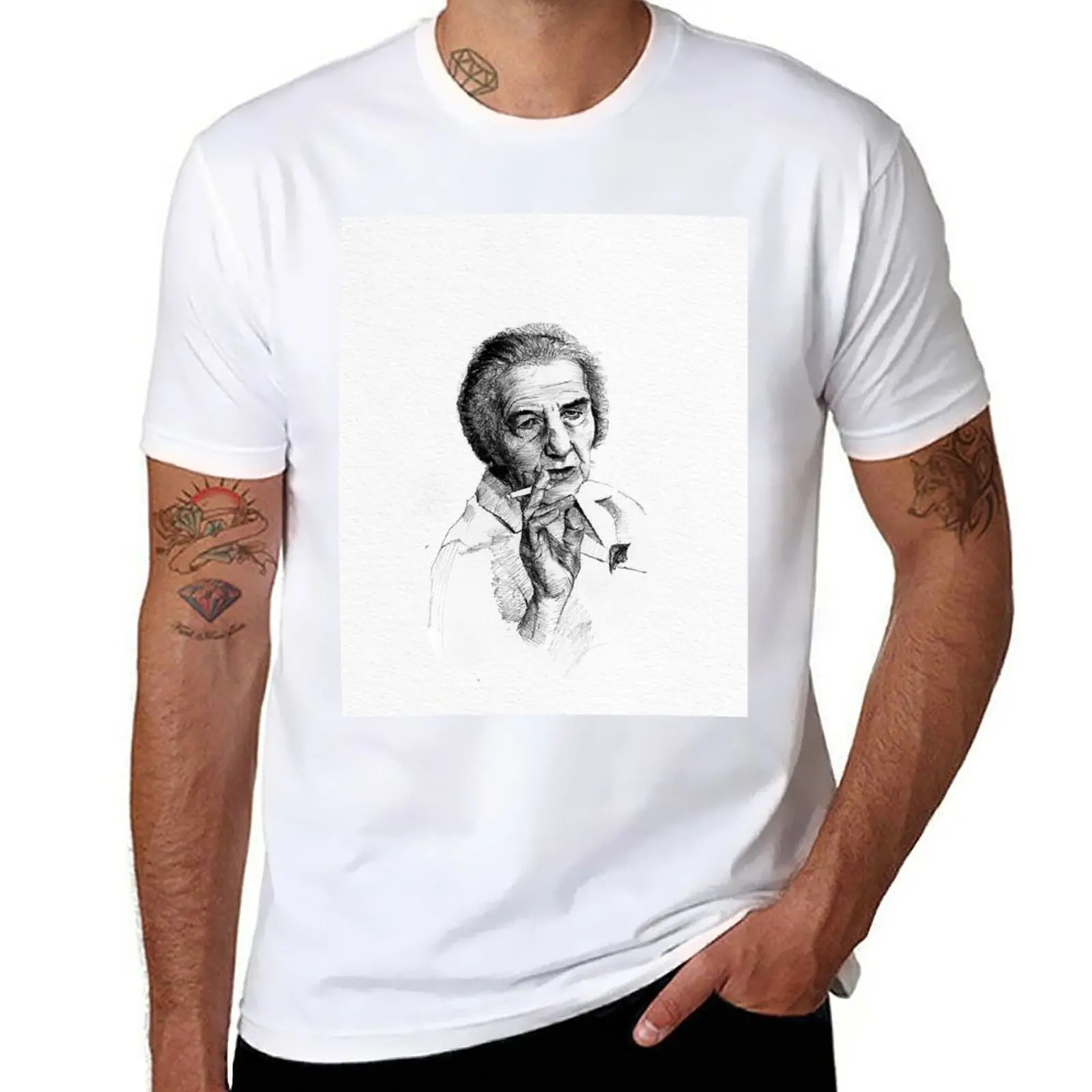 Vintage Summer Clothing Men - New Golda Meir T-Shirt Aesthetic clothing