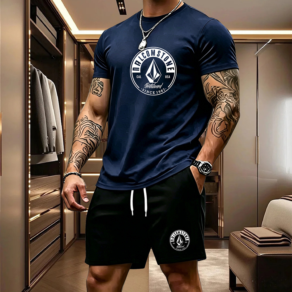 Summer Clothing Haul - Men's Casual Sportswear 2-piece Set Classic