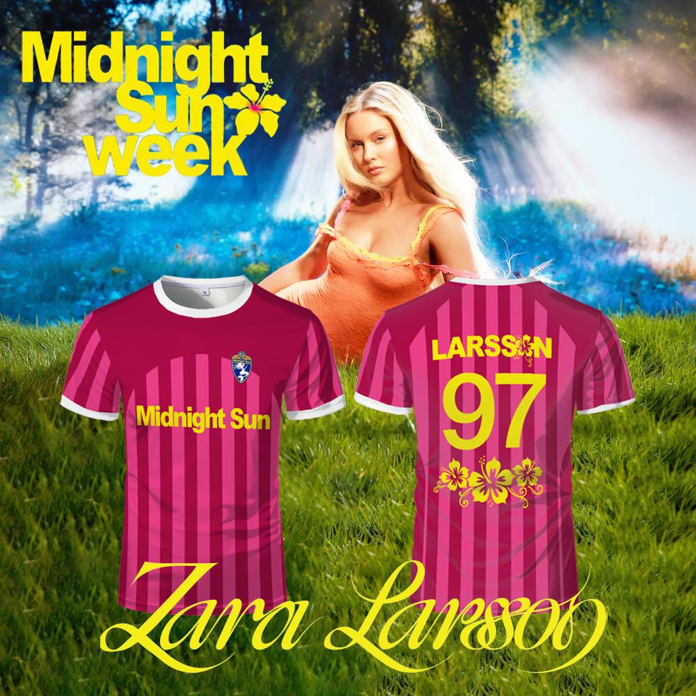 Zara Men'S Summer Clothing - Zara Larsson Midnight Sun Pink Football