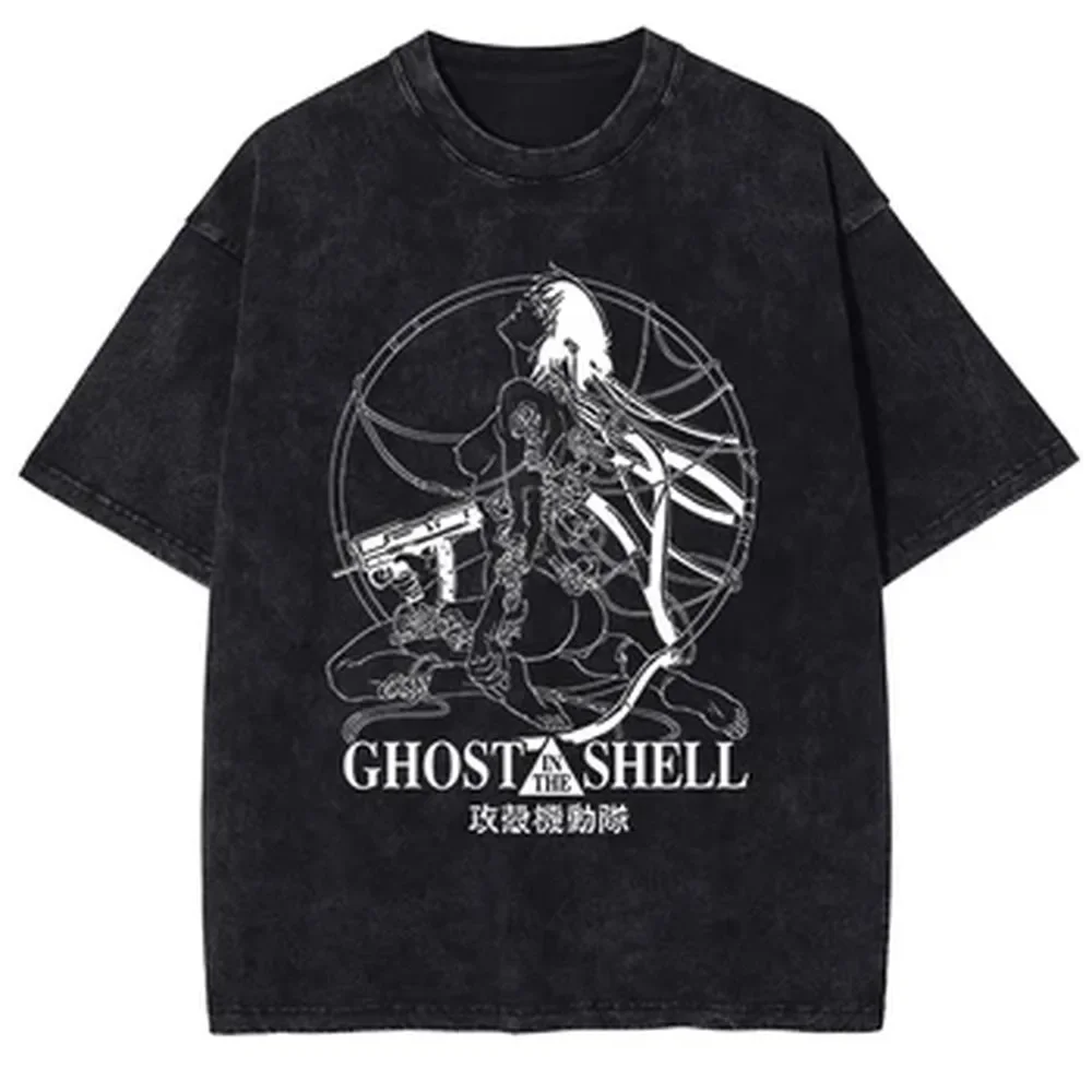 Vintage Summer Clothing Men - Ghost in the Shell Manga Graphic