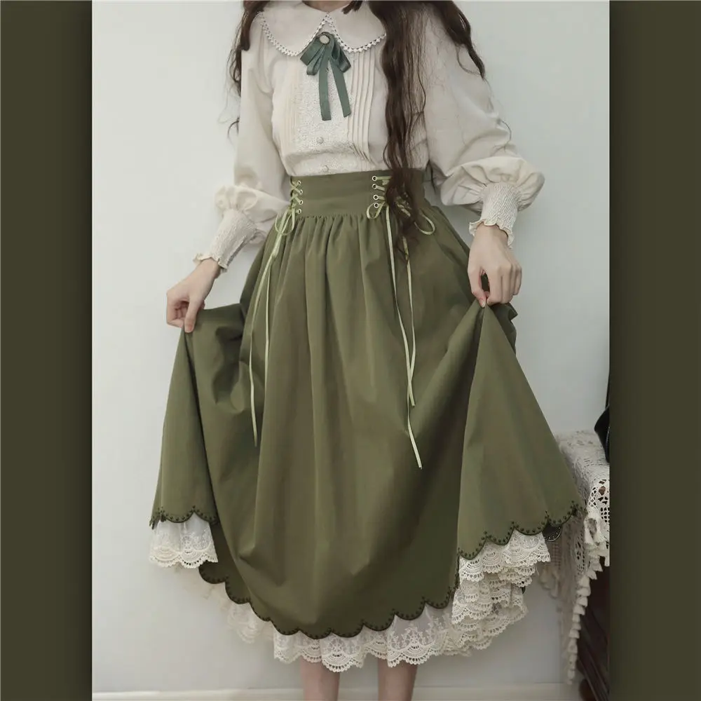 Summer Victorian Clothing - NONSAR Lolita Embroidery Dress SK Doll
