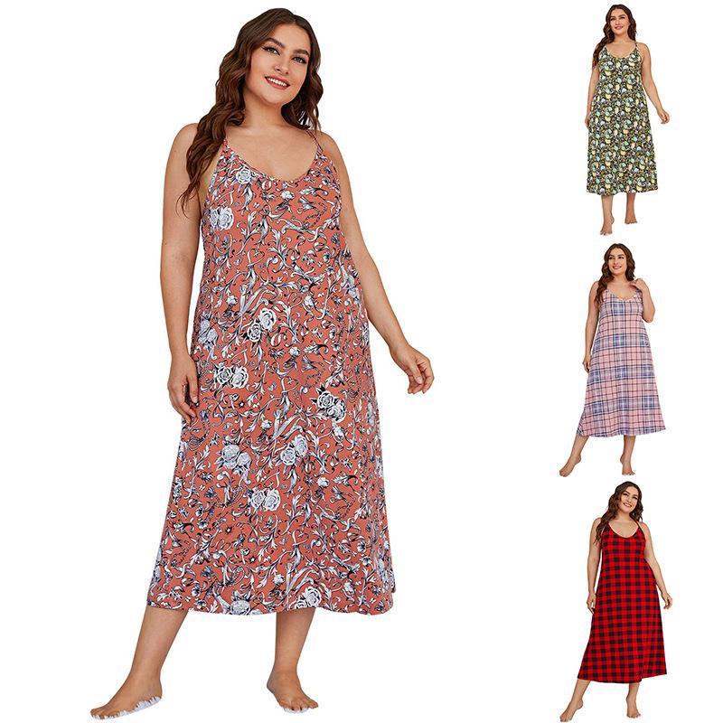 Summer Clothing Plus Size Women - plus Size Sleep Dress Women 200