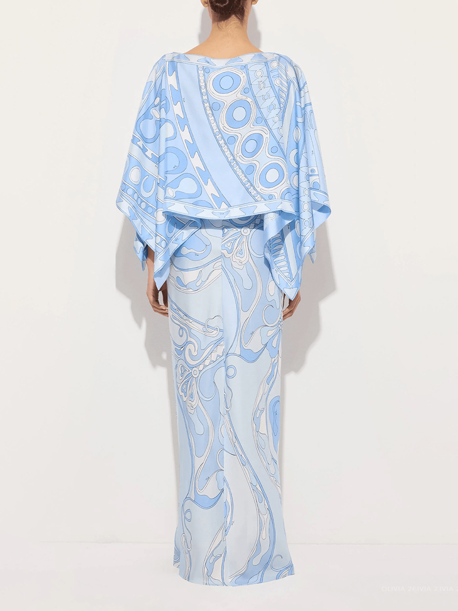 VGH Light Blue Abstract Print  - Summer Light Clothing recension och pris