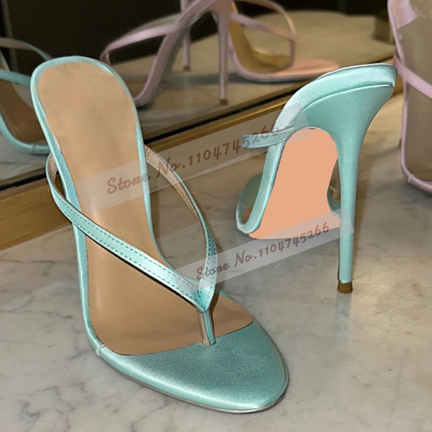 Light Green Satin Clip Toe Hig - Summer Light Clothing recension och pris