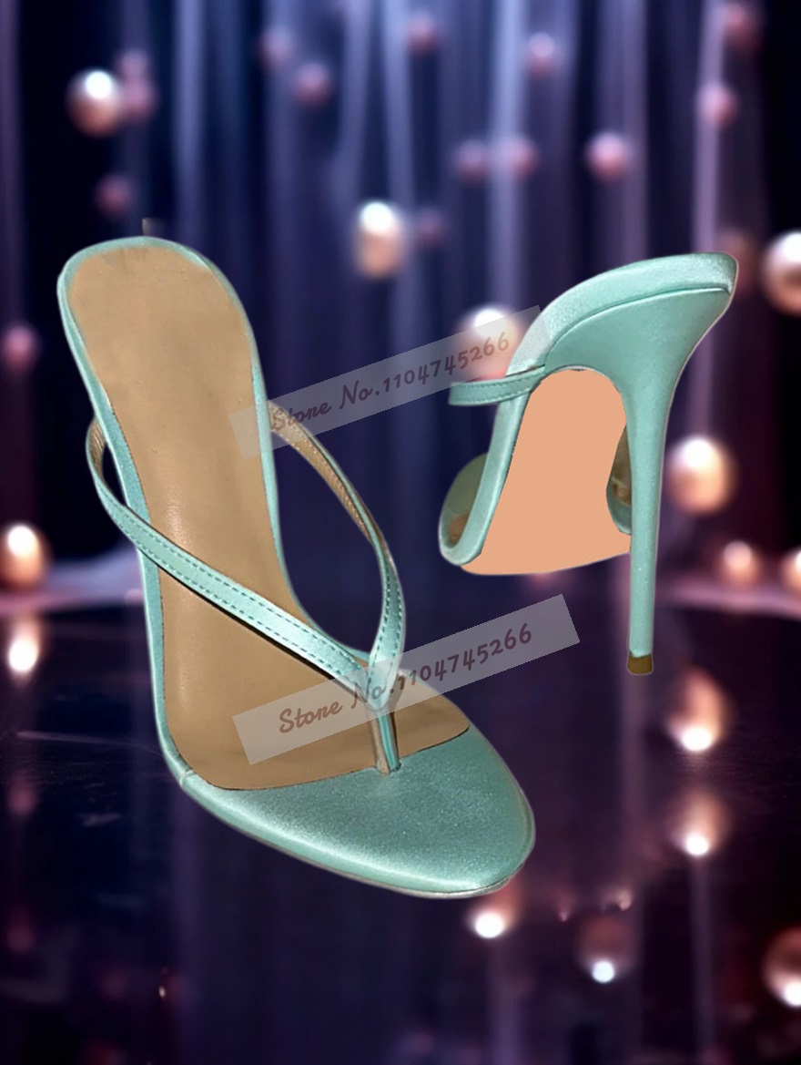 Light Green Satin Clip Toe Hig - Summer Light Clothing recension och pris