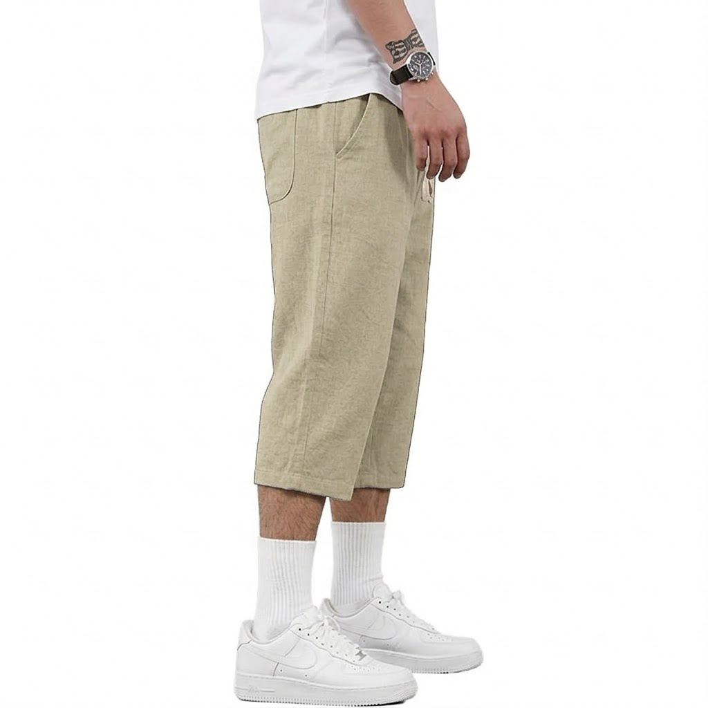 Summer Linen Shorts Pants for  - Linen Shorts Men recension och pris