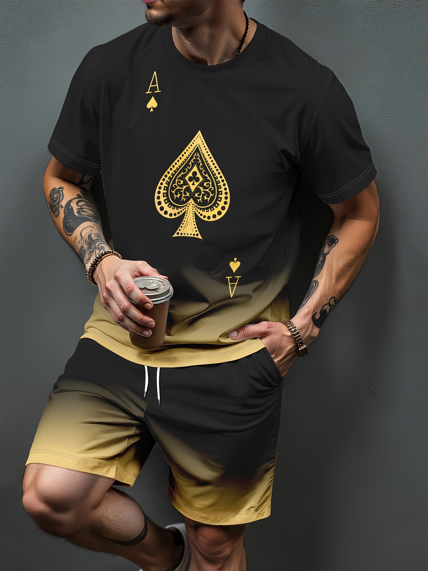 Gradient Letter Pattern 3D Pri - Summer Clothing Haul recension och pris