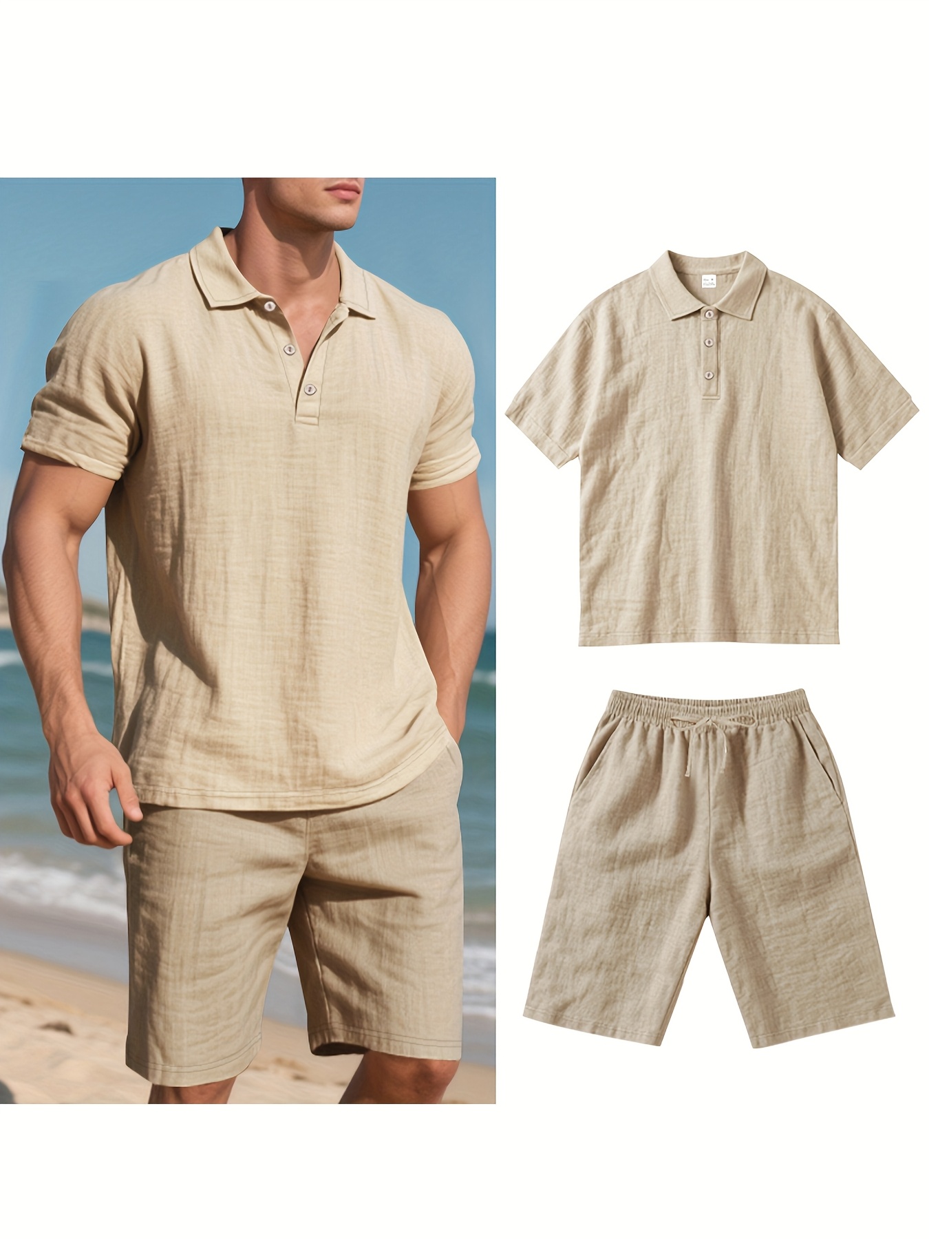 Summer Men Suit Fashion Linen  - Summer Clothing Men Linen recension och pris