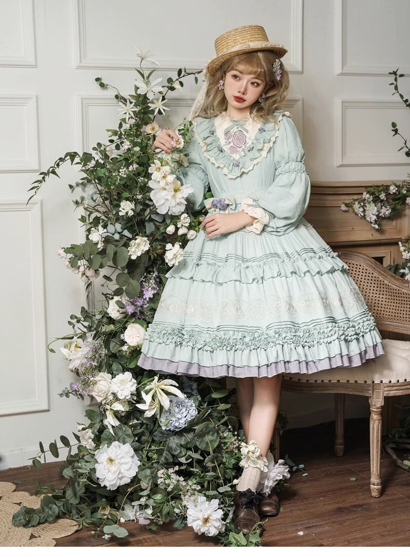 Japanese Cos Kawaii Lolita Dre - Summer Victorian Clothing recension och pris