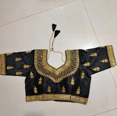 Traditional Indian Sari Top Wo - Summer Clothing India recension och pris
