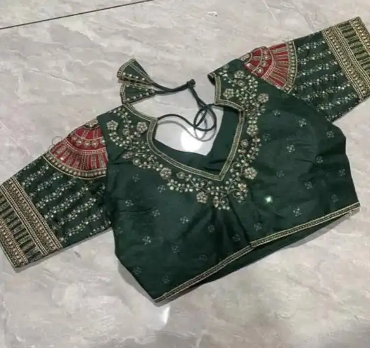 Traditional Indian Sari Top Wo - Summer Clothing India recension och pris