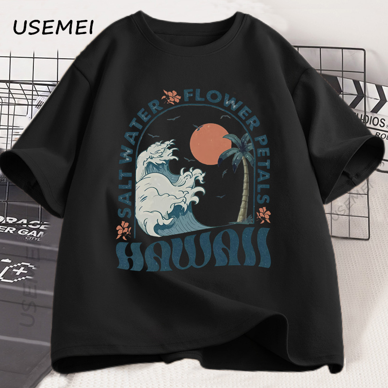 Hawaii Beach T-Shirt Ocean Bea - Summer Vibes Clothing Men recension och pris