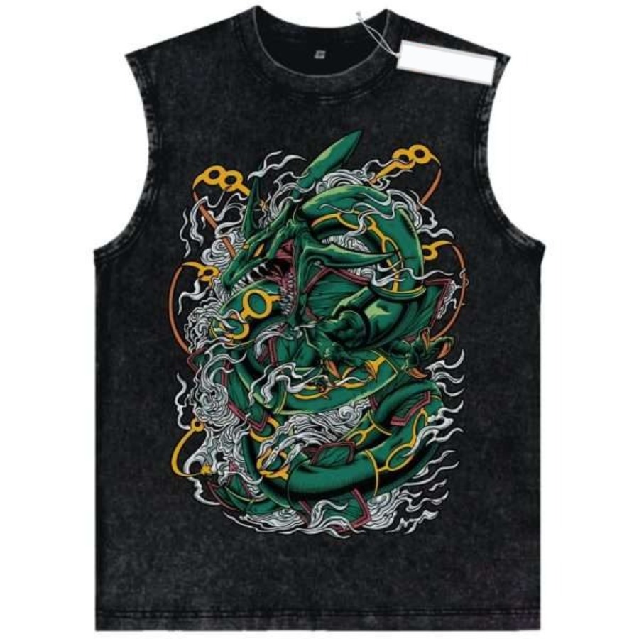 Vintage Washed Pokemon Charact - Vintage Summer Clothing Men recension och pris