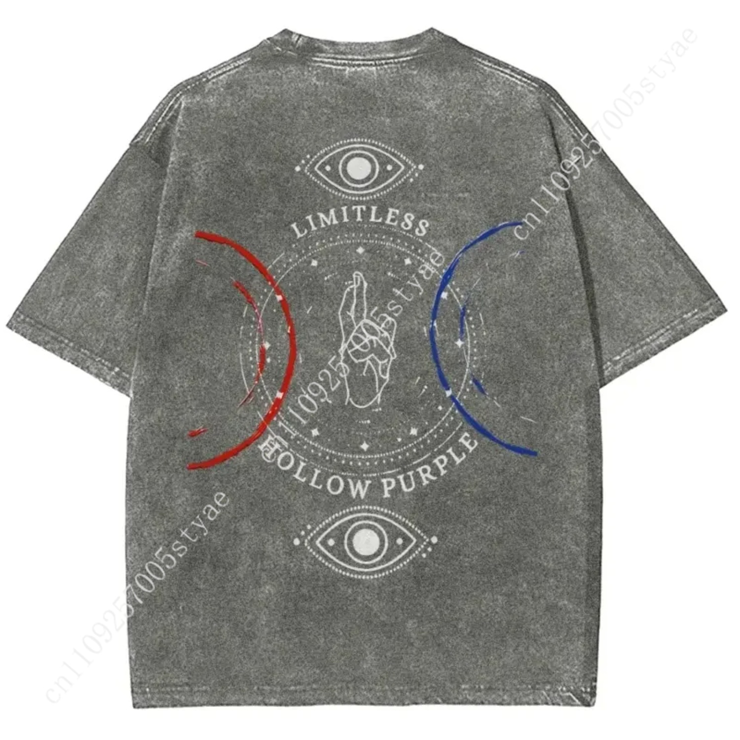 Anime  Gojo Satoru Print T-shi - Vintage Summer Clothing Men recension och pris