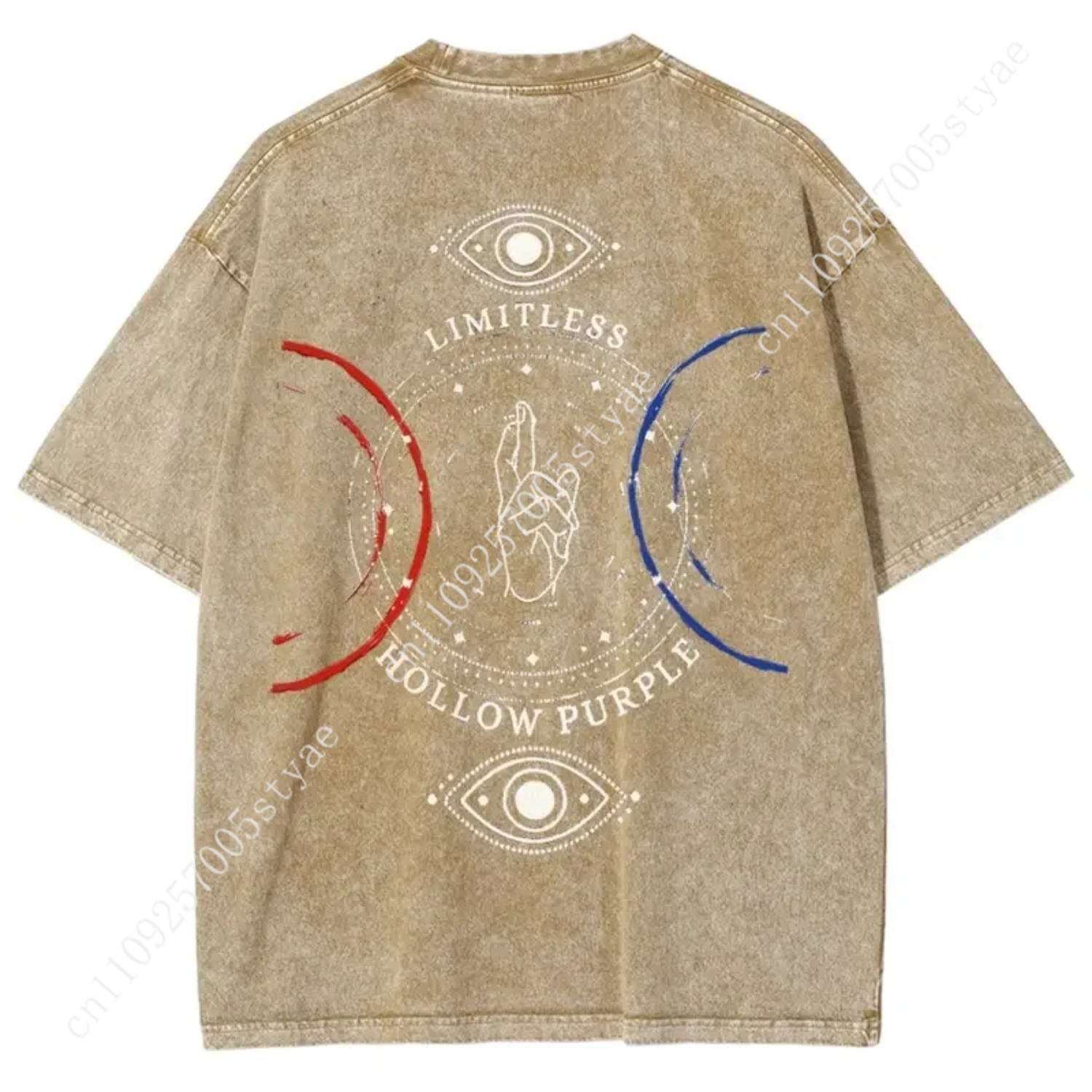 Anime  Gojo Satoru Print T-shi - Vintage Summer Clothing Men recension och pris