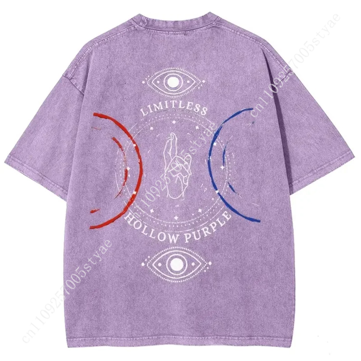 Anime  Gojo Satoru Print T-shi - Vintage Summer Clothing Men recension och pris
