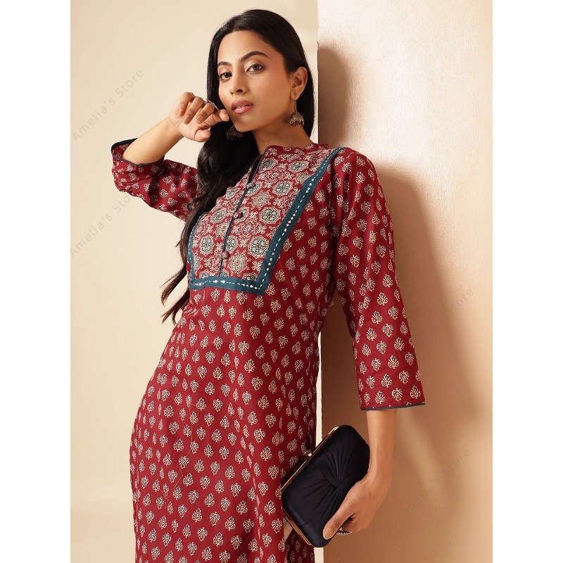 Spring Summer Women's Ethnic M - Summer Clothing India recension och pris