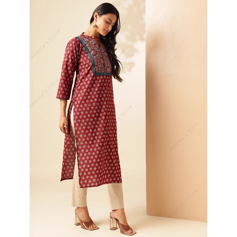Spring Summer Women's Ethnic M - Summer Clothing India recension och pris