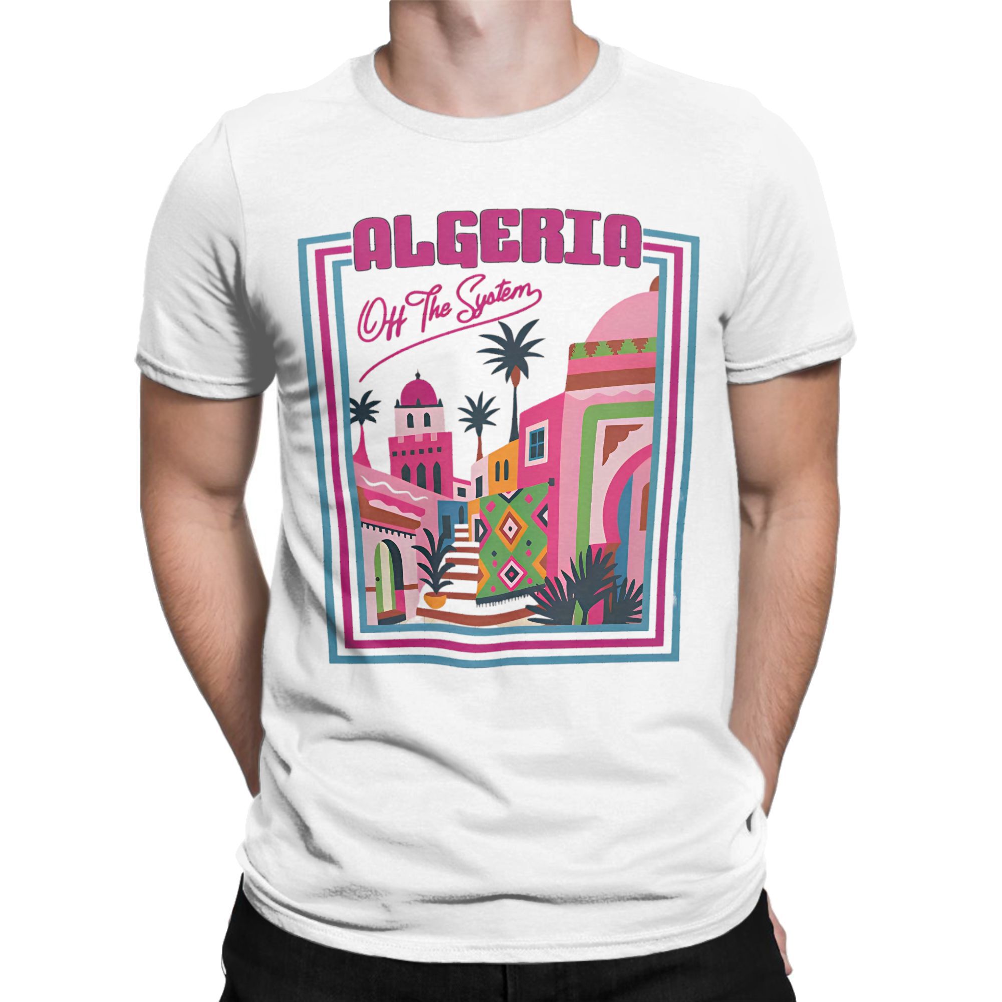 Oversized T Shirt Summer ALGER - Summer Vibes Clothing Men recension och pris