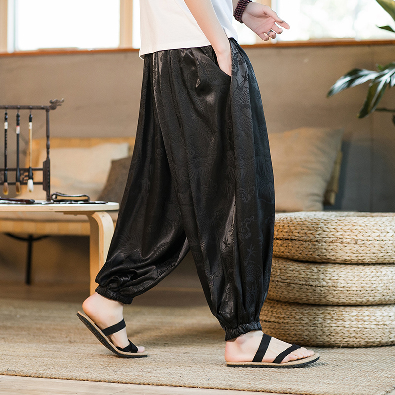 Men Wide Leg Pants Summer Ice  - Summer Light Clothing recension och pris