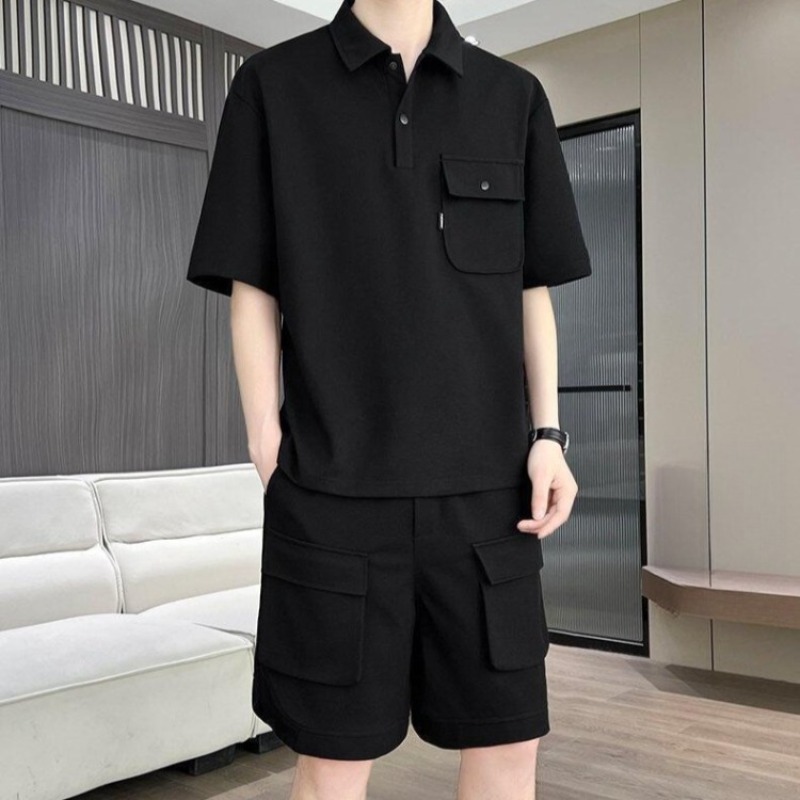 Men's Summer Short Sleeve Polo - Summer Clothing Sets Men recension och pris