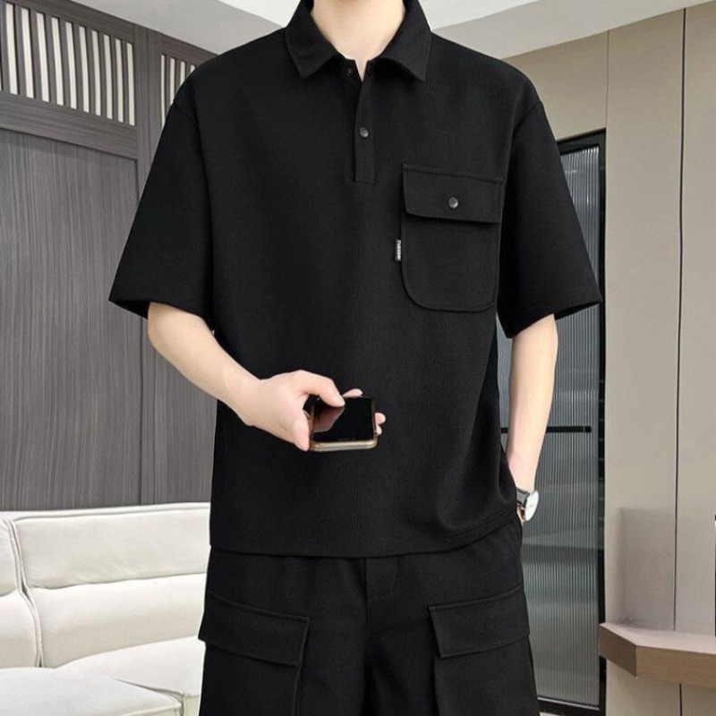 Men's Summer Short Sleeve Polo - Summer Clothing Sets Men recension och pris