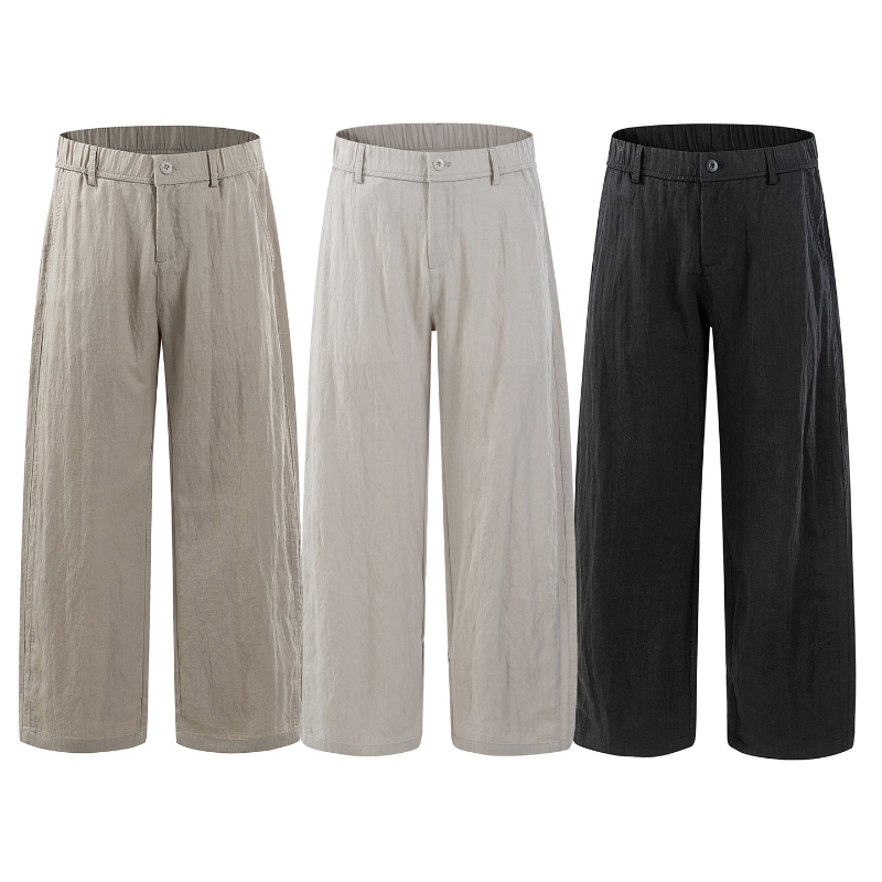 2026 Spring Summer New Thin Ly - Summer Clothing Men Linen recension och pris