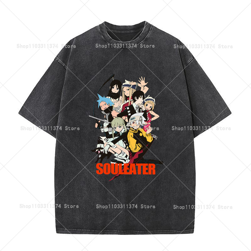 Soul Eater Men Women T-shirt W - Vintage Summer Clothing Men recension och pris