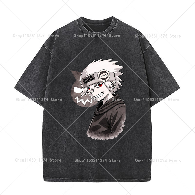 Soul Eater Men Women T-shirt W - Vintage Summer Clothing Men recension och pris