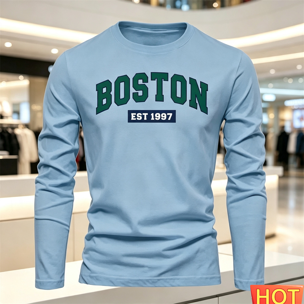 Autumn Summer Men's long sleev - Summer Clothing Men recension och pris