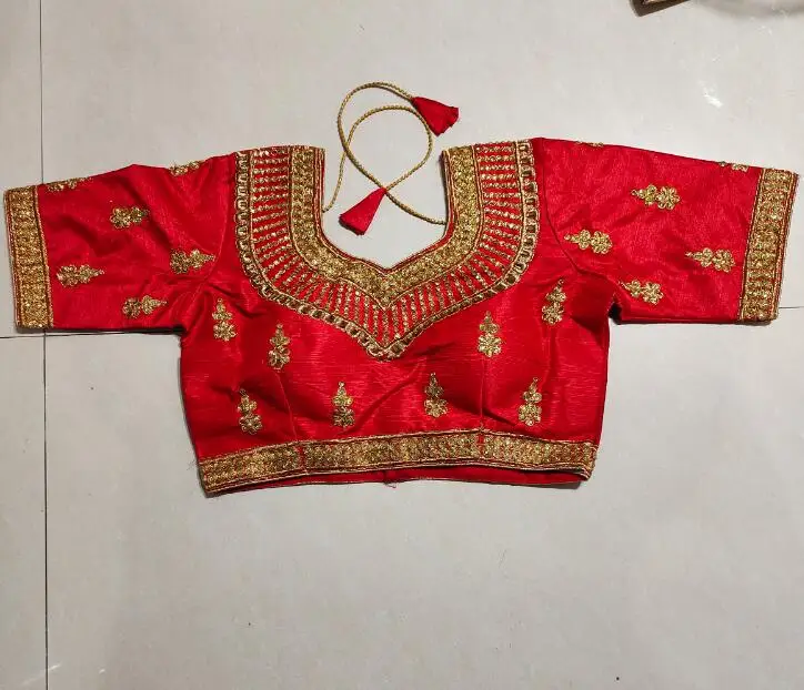 Traditional Indian Sari Top Wo - Summer Clothing India recension och pris