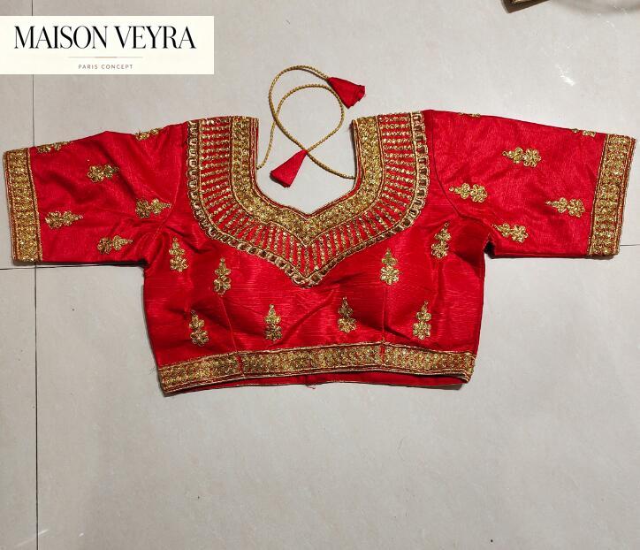 Traditional Indian Sari Top Wo - Summer Clothing India recension och pris