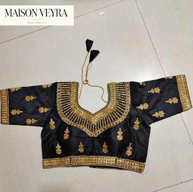 Traditional Indian Sari Top Wo - Summer Clothing India recension och pris