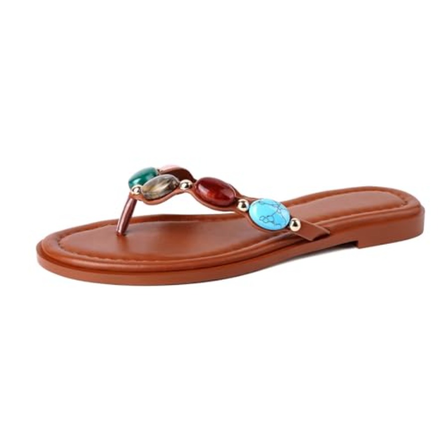 Jeweled Thong Flip Flops for W - Flip Flop Jeweled recension och pris