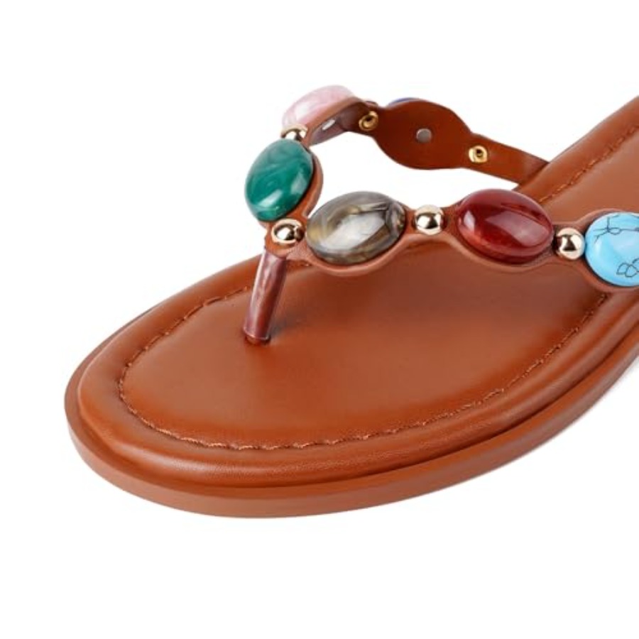 Jeweled Thong Flip Flops for W - Flip Flop Jeweled recension och pris