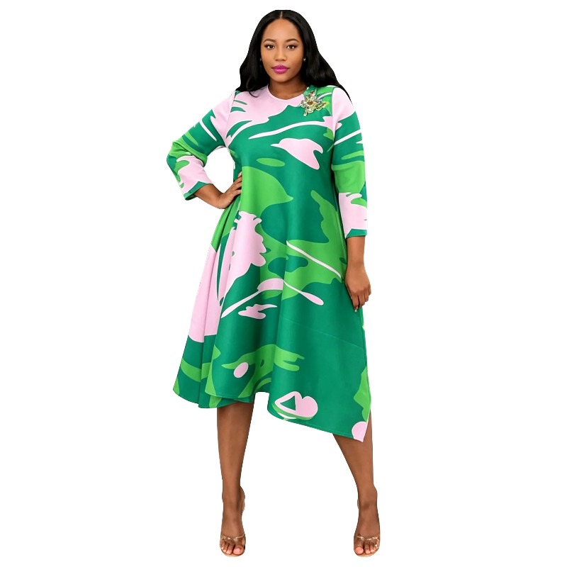 Plus Size Dashiki African Dres - Summer Clothing Plus Size Women recension och pris