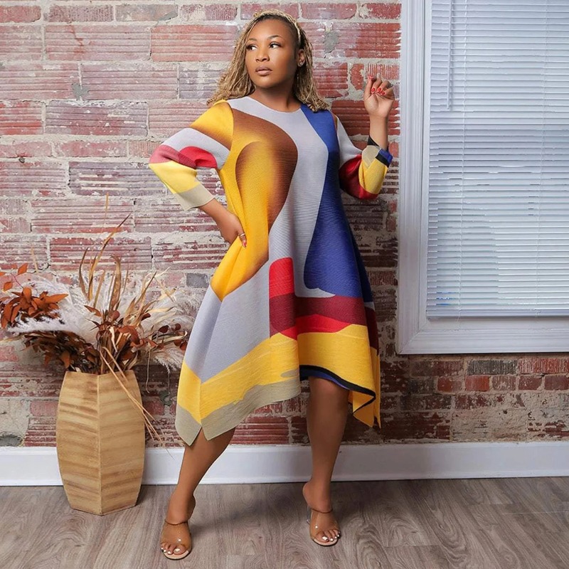 Plus Size Dashiki African Dres - Summer Clothing Plus Size Women recension och pris
