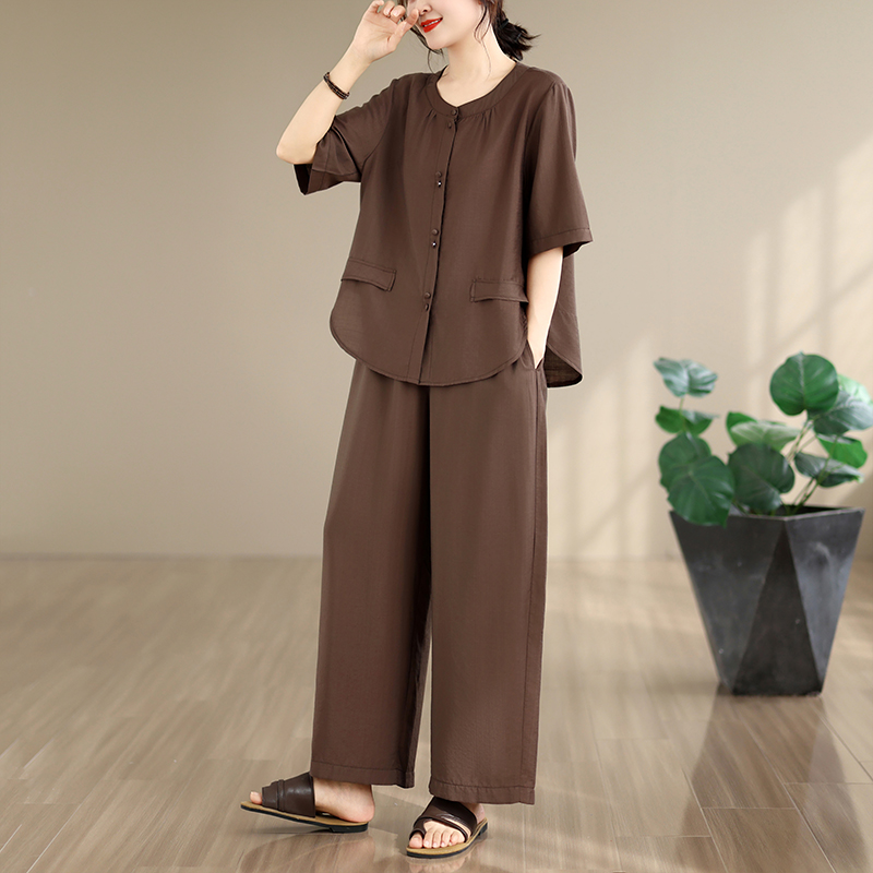 New Summer Cotton Linen Loose  - Summer Clothing Over 60 recension och pris