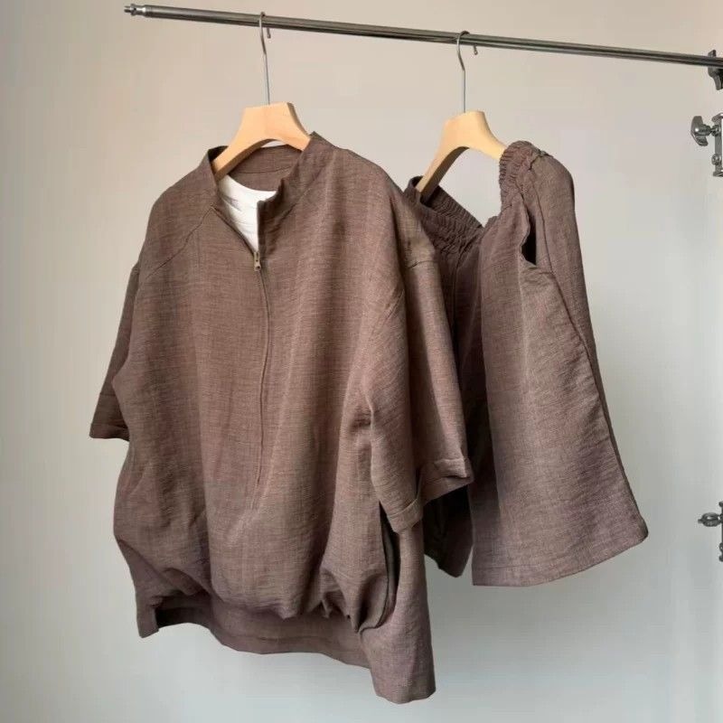 Men Summer Old Money Cotton Li - Linen Shorts Men recension och pris