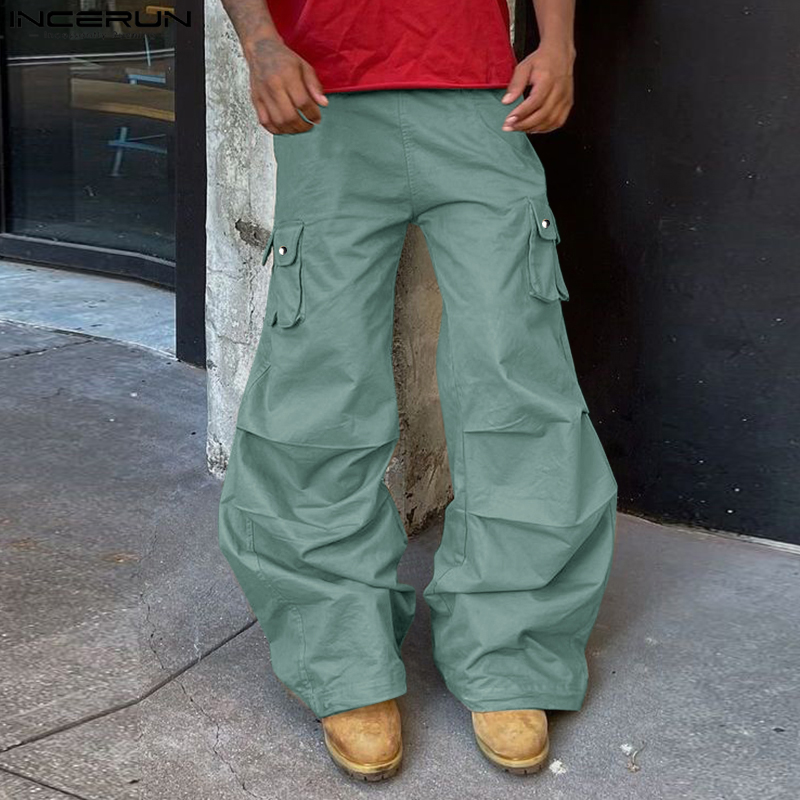 INCERUN Summer Men Wide Leg Pa - Vintage Summer Clothing Men recension och pris