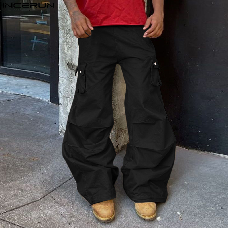 INCERUN Summer Men Wide Leg Pa - Vintage Summer Clothing Men recension och pris