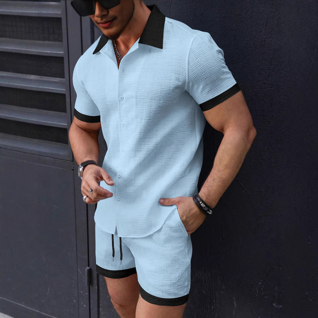 Matching Sets Trend Men Suit   - Linen Shorts Men recension och pris