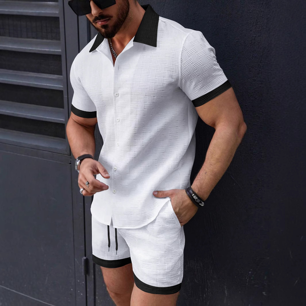 Matching Sets Trend Men Suit   - Linen Shorts Men recension och pris