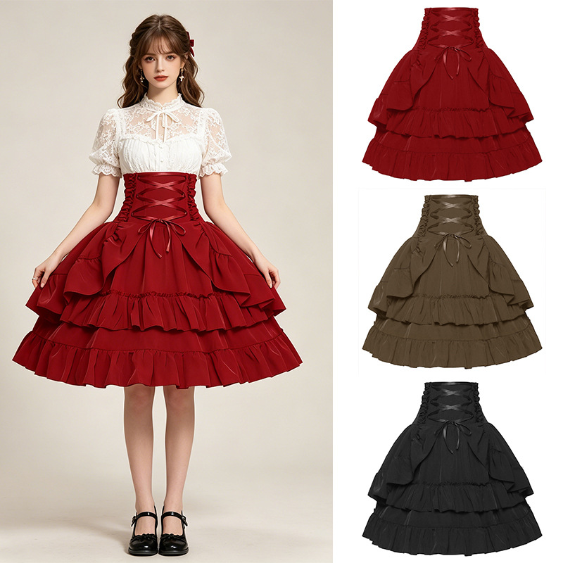 Women Victorian Skirt Medieval - Summer Victorian Clothing recension och pris