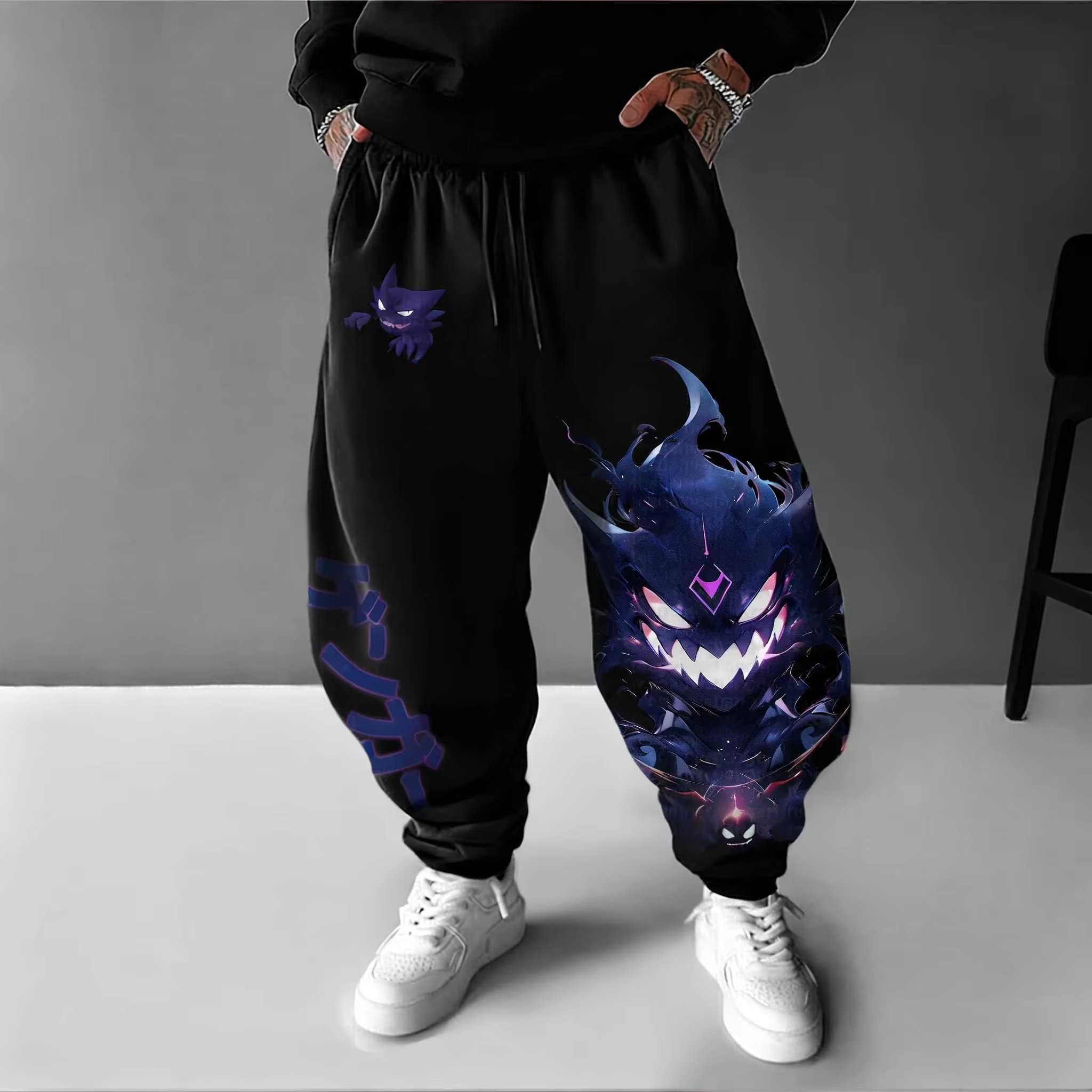 Y2K 2026 Pokemon Gengar Cotton - Japan Summer Clothing Women recension och pris