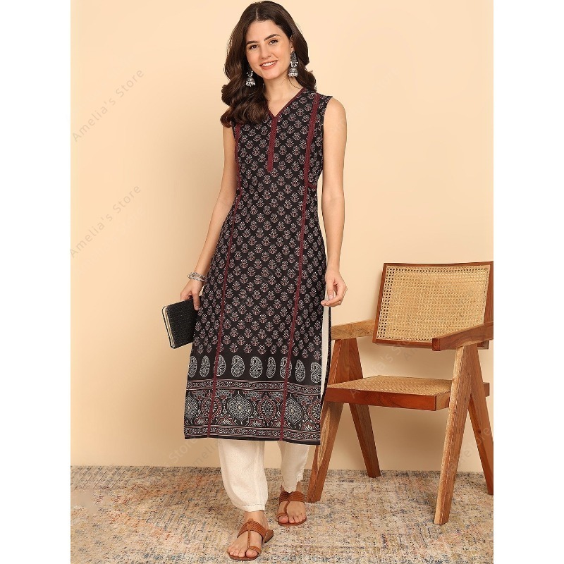 Indian Ethnic Style Women's Bl - Summer Clothing India recension och pris