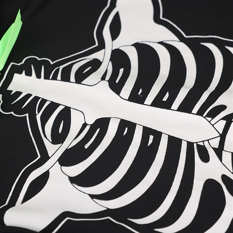 Black Glowing Skeleton Costume - Summer Light Clothing recension och pris