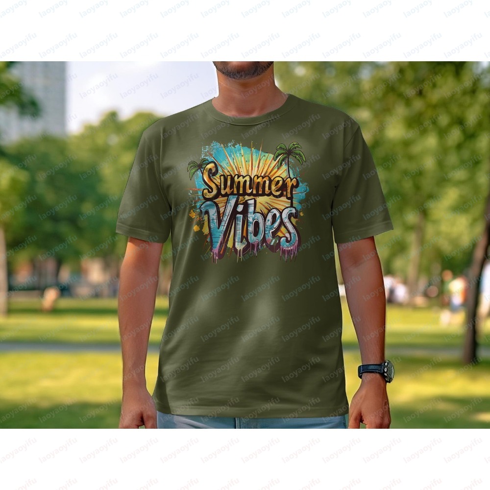 Unisex Summer Vibes T-Shirt Co - Summer Vibes Clothing Men recension och pris