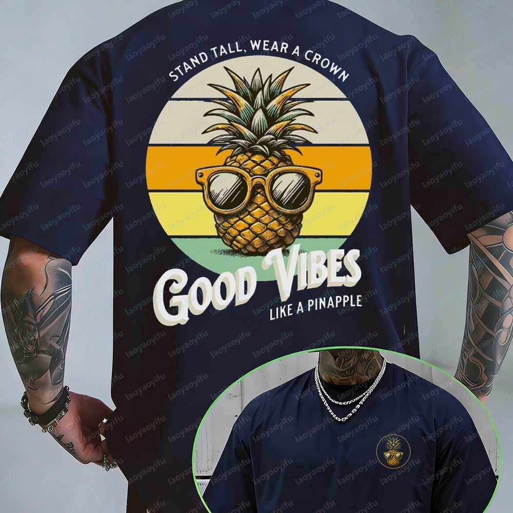 Men's Retro Summer Graphic T-S - Summer Vibes Clothing Men recension och pris