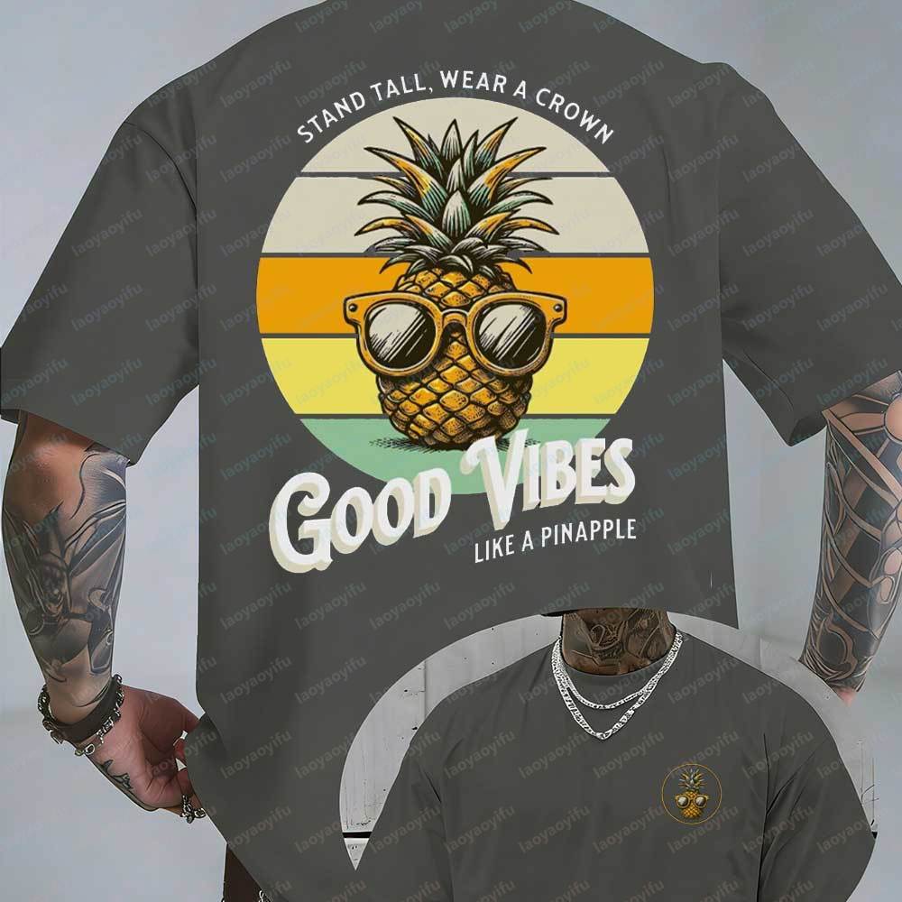 Men's Retro Summer Graphic T-S - Summer Vibes Clothing Men recension och pris